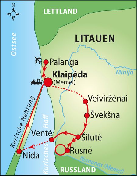 Karte Klaipeda