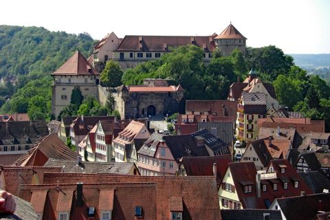 View to Castle Hohentübingen in Tübingen